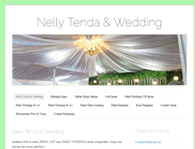 Tablet Screenshot of nellytendawedding.com